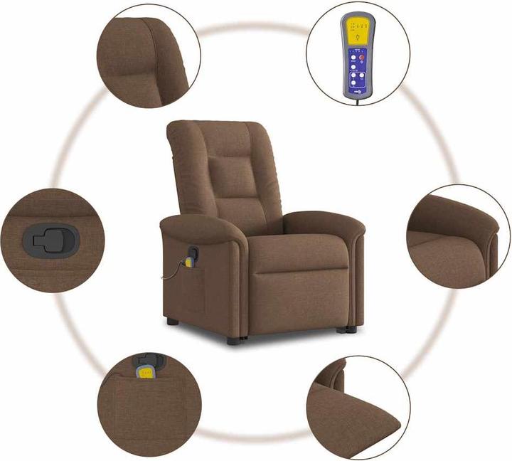 Image du produit vidaXL Massagesessel mit Aufstehhilfe