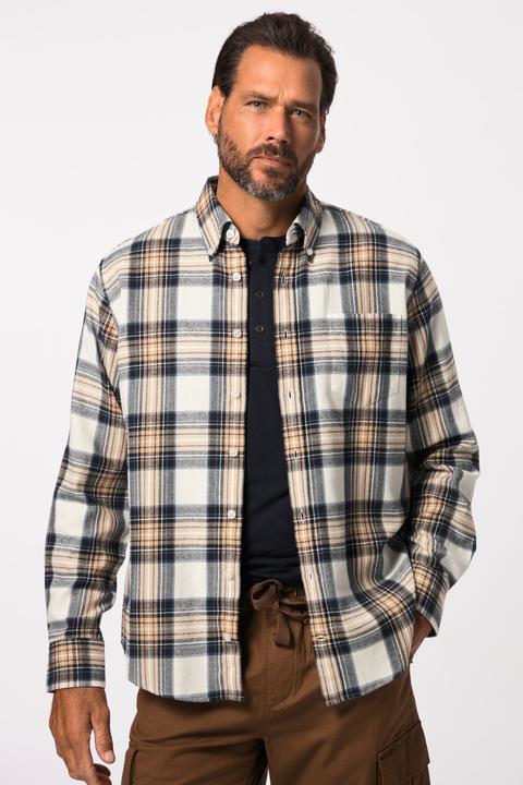 Immagine prodotto Jay-Pi Trekking-Karohemd, Outdoor, Langarm, Buttondown-Kragen, Modern Fit (5XL)