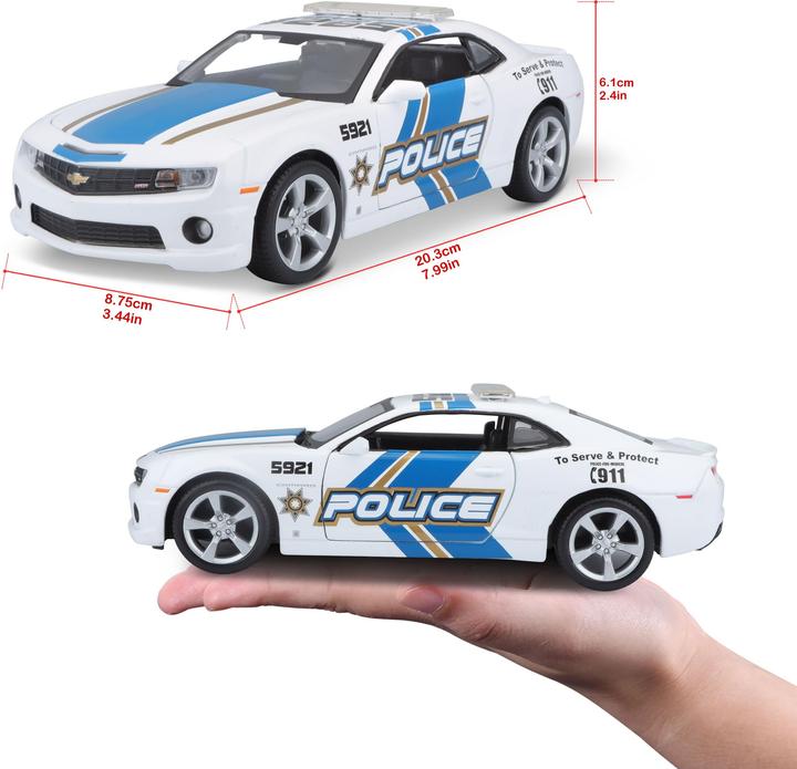 Produktbild Maisto FOOD DIE CAST car model Chevrolet Camaro SS RS Police 2010 1:24, 31208