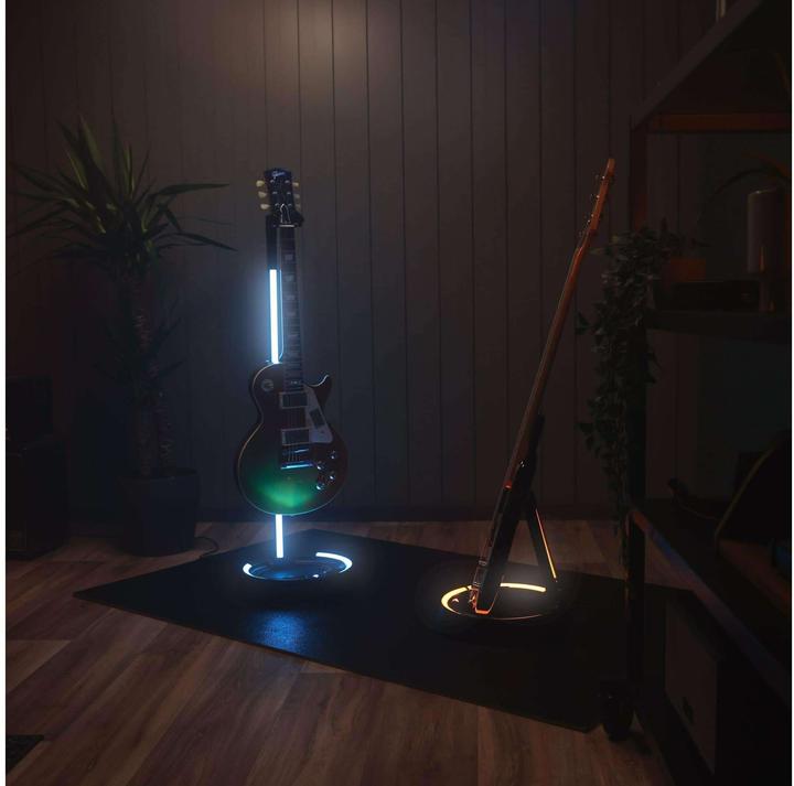 Produktbild Gravity GS LS 01 NH B - Guitar GLOW STAND®, Neckhug (E-Bass, E-Gitarre)