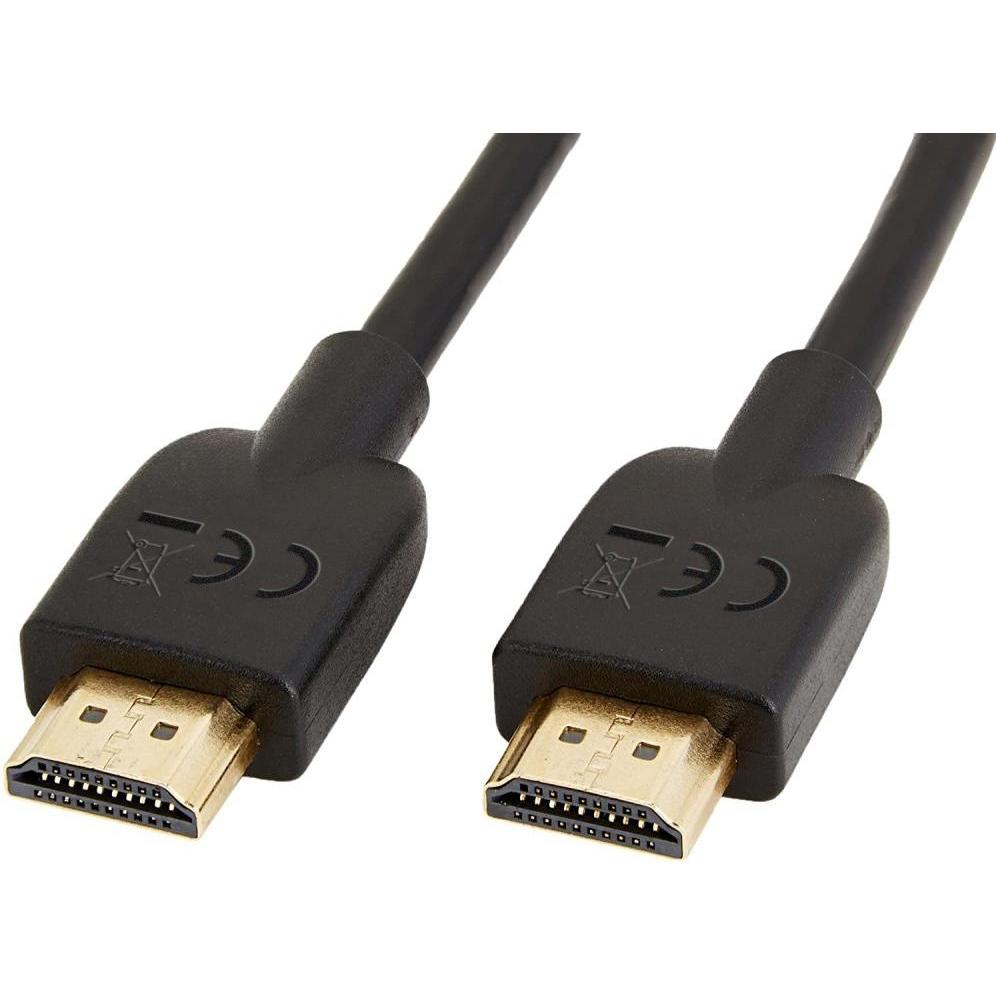 Techly HDMI 4K 60Hz High Speed Anschlusskabel mit Ethernet schwarz 1m (1 m, HDMI), Video Kabel
