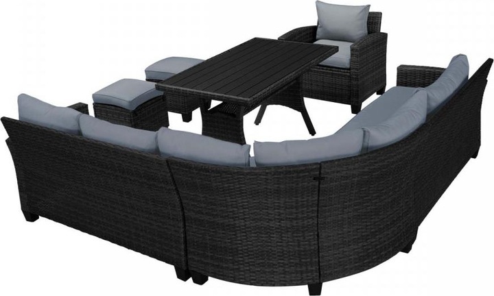 Produktbild Brast Sofa Essgruppen-Kombi "Hacienda" Schwarz