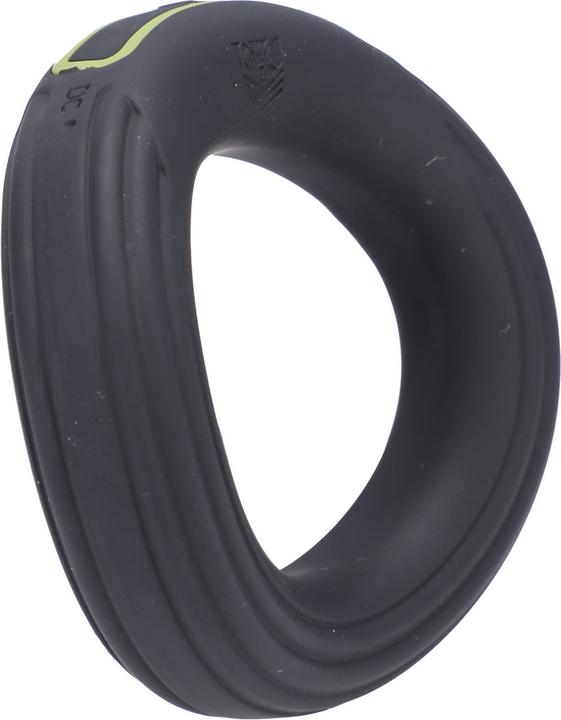 Doc Johnson Rev Cock Throbber - Vibrating Cockring - Large - Black (5 cm)