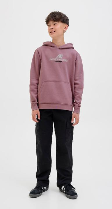 Actual product image Jack & Jones Jcotier Front Print Sweat Hood Sn Jnr (128)