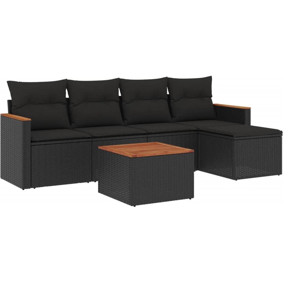 VidaXL, Gartenlounge, 10-tlg. Garten-Lounge-Set mit Kissen