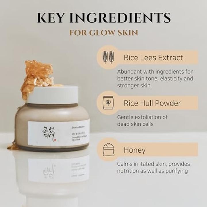 Actual product image Beauty of Joseon Ground Rice and Honey Glow Mask (150 ml)