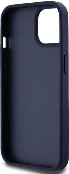 Produktbild DKNY PU Leather Checkered Pattern and Stripe Case for iPhone 15 Blue (Apple iPhone 15)