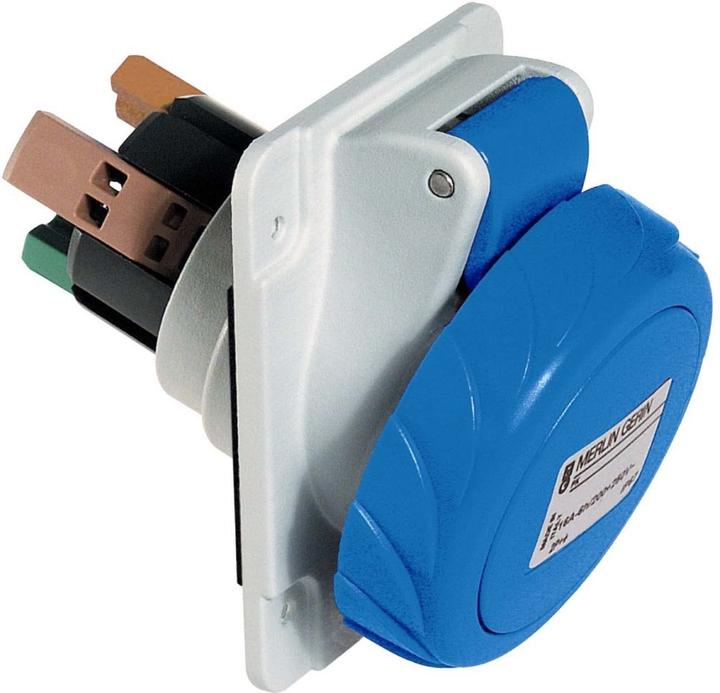 Immagine prodotto Schneider Electric SE PKY32F723 Presa a muro, angolare, IP67, 32A, 230V, 3p