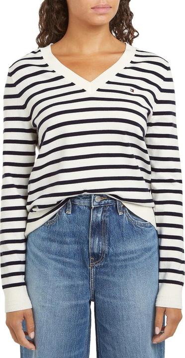 Produktbild Tommy Hilfiger Co Jersey Stitch V-Nk Sweater (3XL)