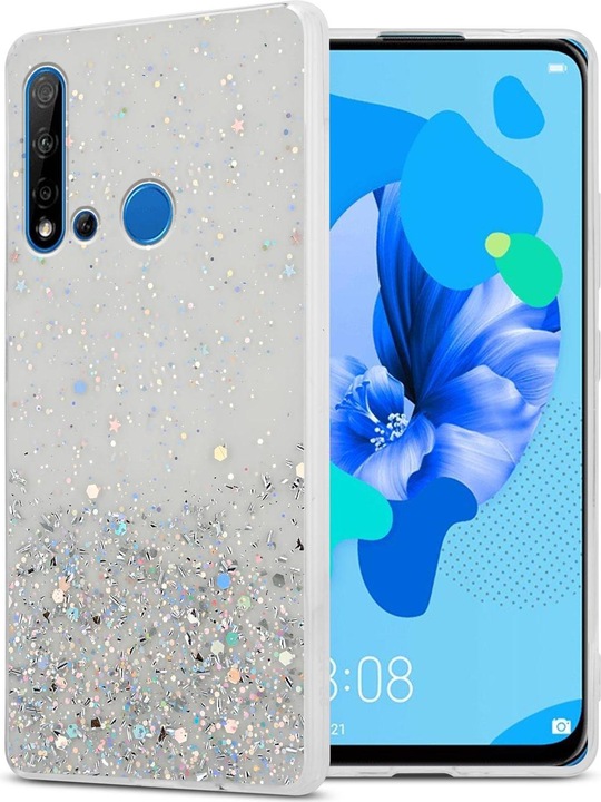Actual product image Cadorabo TPU cover sparkling glitter (Huawei Nova 5i, Huawei P20 Lite (2019))