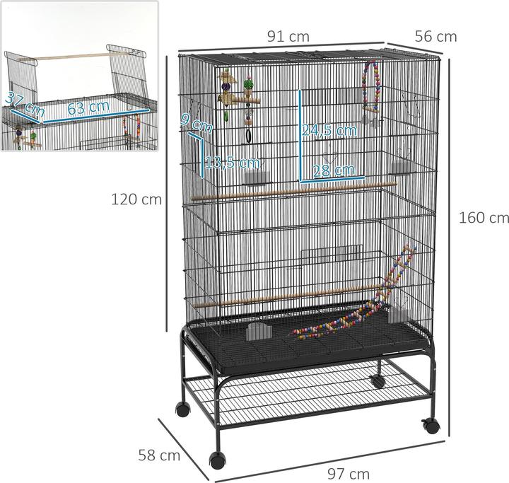 Immagine prodotto Homcom Gabbia per uccelli