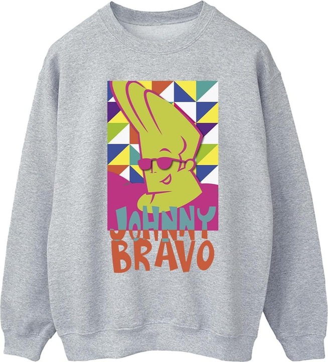 Image du produit Johnny Bravo - Sweat MULTI TRIANGLES POP ART - Homme (M)
