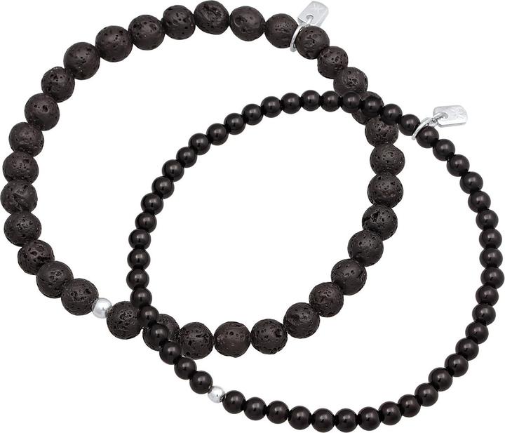 Immagine prodotto Kuzzoi Palla (19 cm, Argento 925, Lava, Onice)