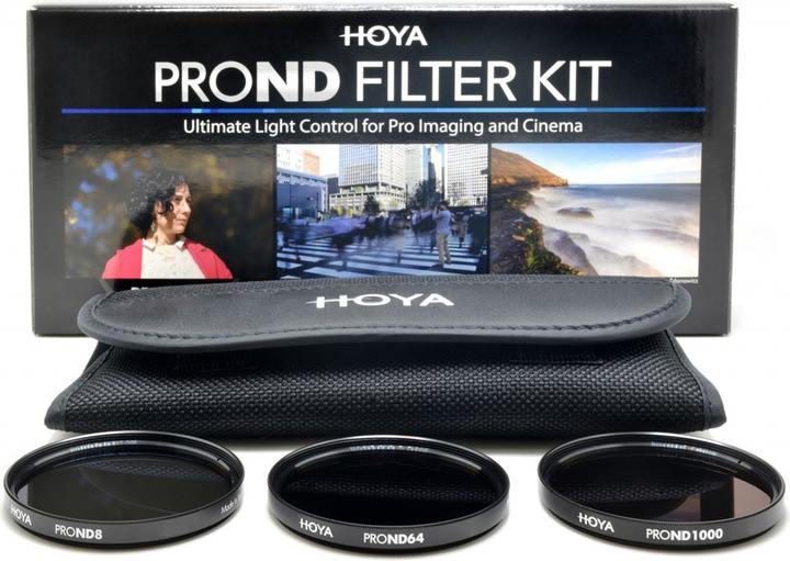 Produktbild Hoya PRO ND Filter Kit 8/64/1000 Filterset (77 mm, ND- / Graufilter)