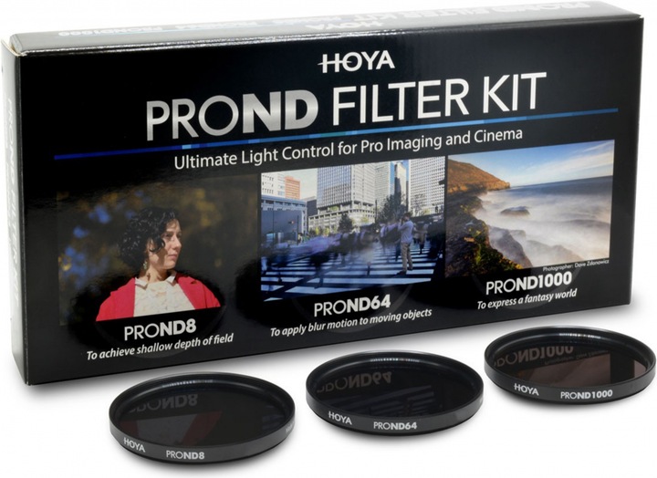 Produktbild Hoya PRO ND Filter Kit 8/64/1000 Filterset (77 mm, ND- / Graufilter)