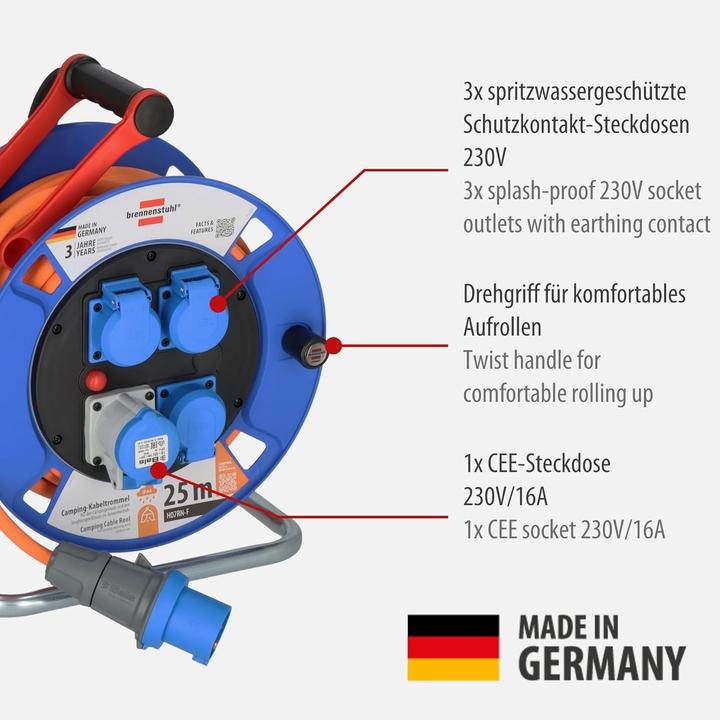 Actual product image Brennenstuhl Garant® (25 m, 2.50 mm²)