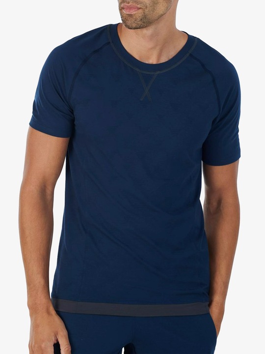 Image du produit Dagsmejan Haut de pyjama "Balance" bleu nuit (48)