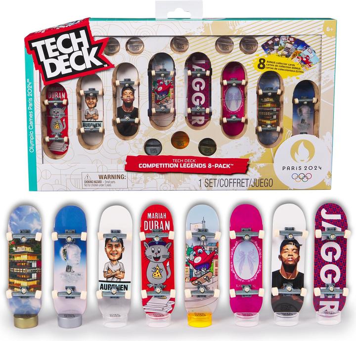 Actual product image Spin Master Tech Deck Olympic Pack 8-Pack