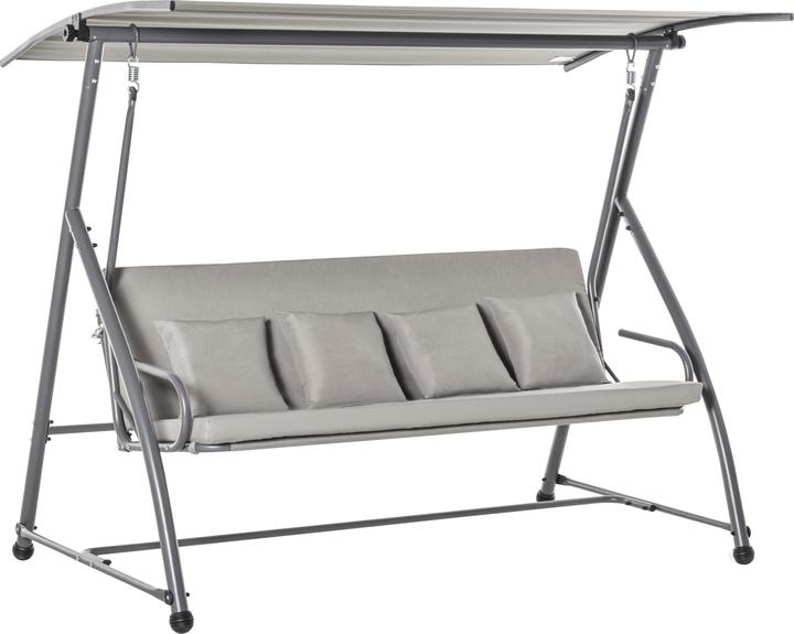 Actual product image Outsunny Hollywood swing adjustable to reclining surface