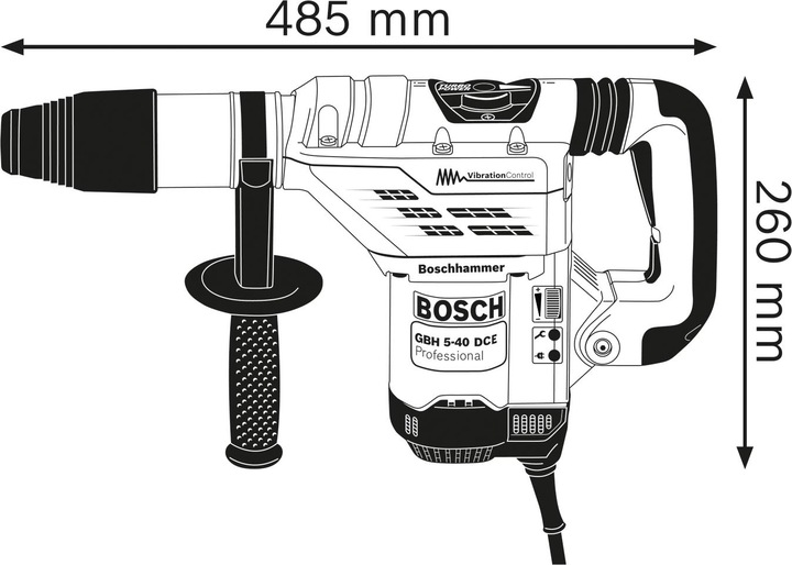 Produktbild Bosch Professional GBH 5-40 DCE (Netzbetrieb)