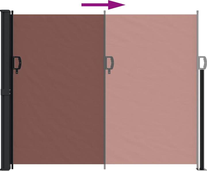 Produktbild vidaXL ausziehbare Seitenmarkise (3 m)
