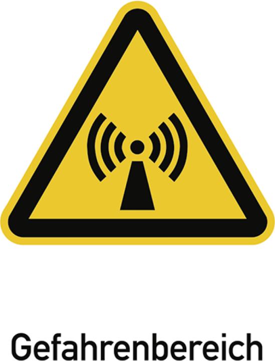 Immagine prodotto Moravia Cartello di avvertimento della zona di pericolo Foil, 131x185 mm