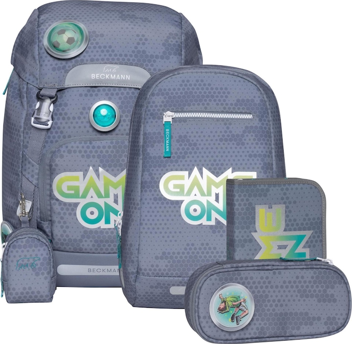 Beckmann Schulrucksack Classic mit Wendetasche (22 l)