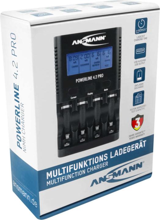 Produktbild Ansmann Powerline 4.2 Pro (1 Stk., AAA, AA, Ladegerät ohne Akku)