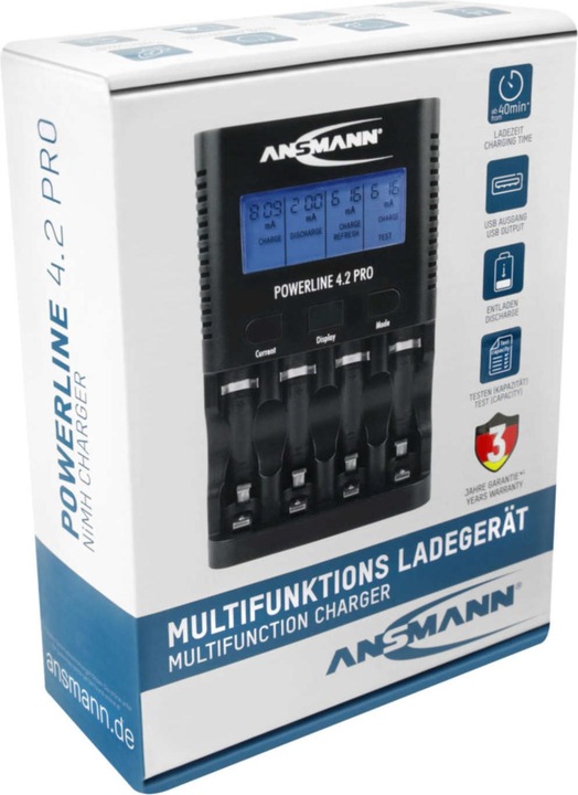 Actual product image Ansmann Powerline 4.2 Pro (1 pcs., AAA, AA, Chargers without battery)