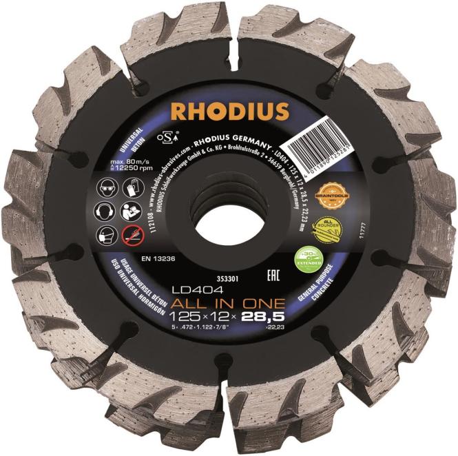 Actual product image Rhodius Diamond milling machine LD404 ALL IN ONE