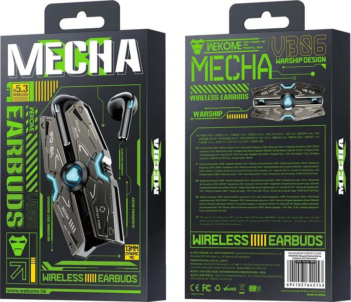 Actual product image Wekome Wireless headphones Bluetooth V5.3 TWS Tarn (ANC, 4 h, Wireless)