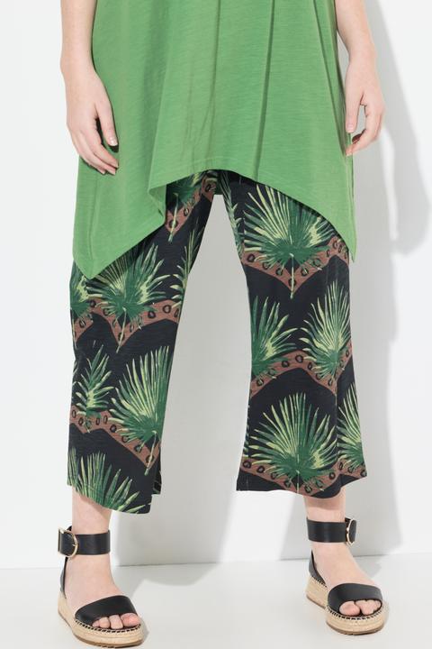 Image du produit Ulla Popken Débardeur long avec base en pointe des deux côtés. Décolleté en V. Coton bio. Coupe évasée (46, 48)