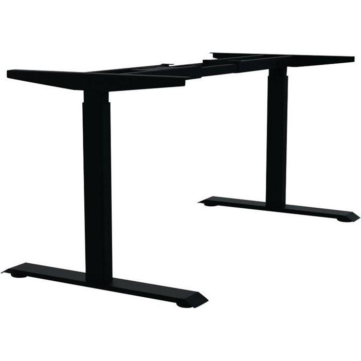 BMB, Tischbeine + Tischgestell, Steh-Sitz Tischgestell schwarz RAL 9017 Höhe 695-1145 mm