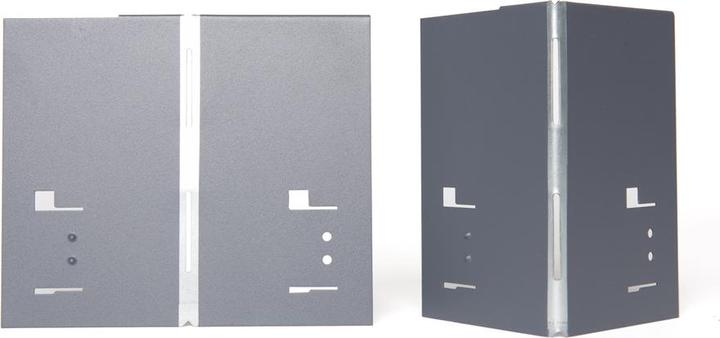 Actual product image Green Split Aluminium/zinc corner for lawn edging 13.5cm (13.50 cm)