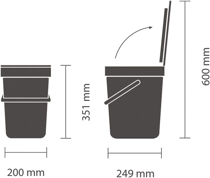 Produktbild Brabantia Sort & Go (12 l)