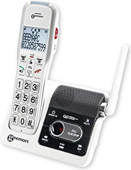 Actual product image Geemarc AMPLIDECT 595 SOS-PRO corded emergency telephone Emergency telephone with emergency DECT pendant