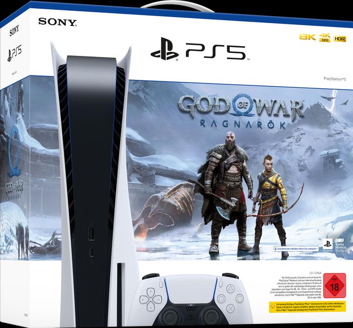 Actual product image Sony Playstation 5 - God of War Ragnarök Bundle