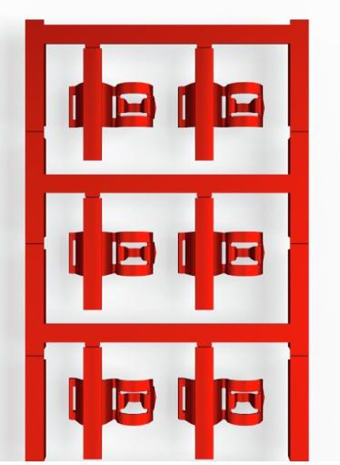 Image du produit Weidmüller Marqueur de câble rt Conducteur Kst Ř3,5-7mm 1025330000