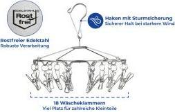 Produktbild Wenko Wäsche-Rondell Edelstahl Wäschetrockner