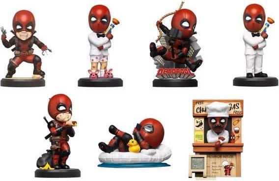 Actual product image YuMe Marvel Hero Box Tower Series Minifigures Deadpool 8 cm Display (6)