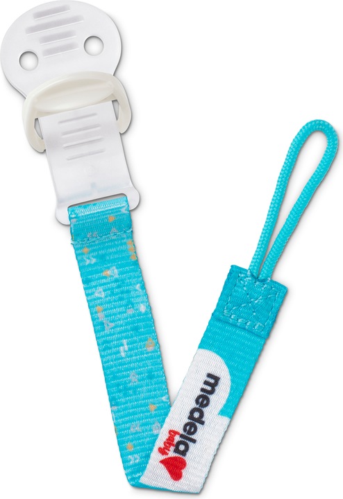 Produktbild Medela Baby Schnullerhalter Blau (1 x, ab Geburt)