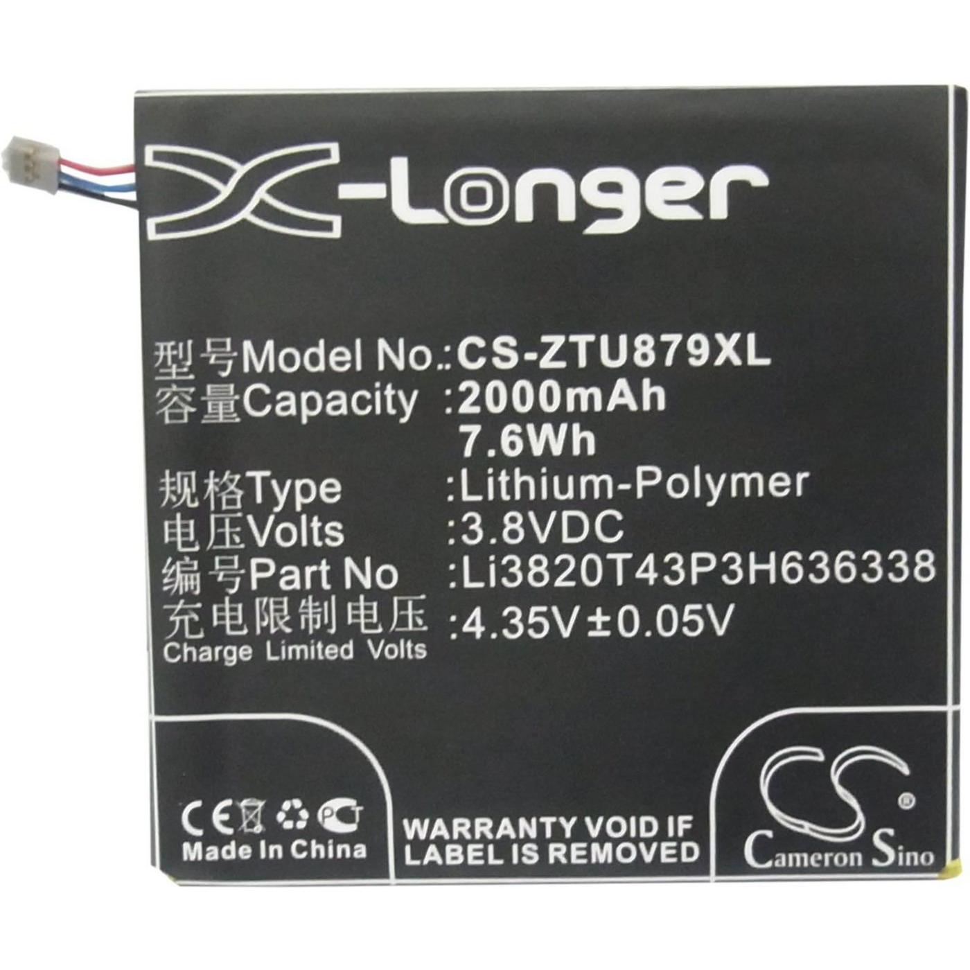 CoreParts Battery for ZTE Mobile, Smartphone Akku