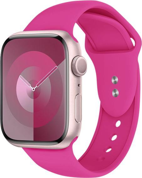 Actual product image Crong Liquid - Apple Watch Armband 38/40/41 mm (rosa) (Liquid silicone)