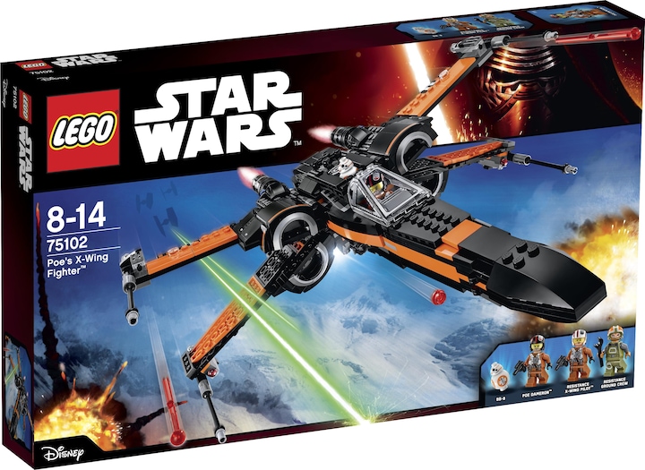 Produktbild LEGO Star Wars Poe's X-Wing Fighter (75102, LEGO Star Wars)