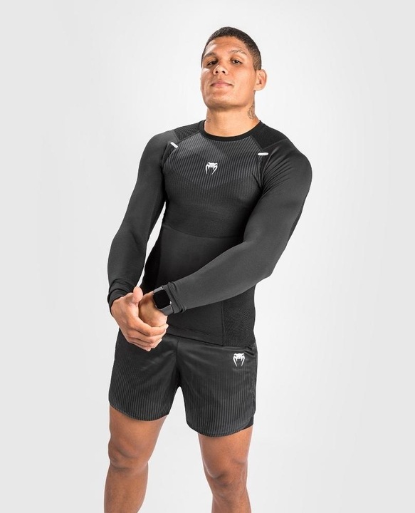 Immagine prodotto Venum Biomecha Rashguard Long Sleeves - Black/Grey - XL (XL)