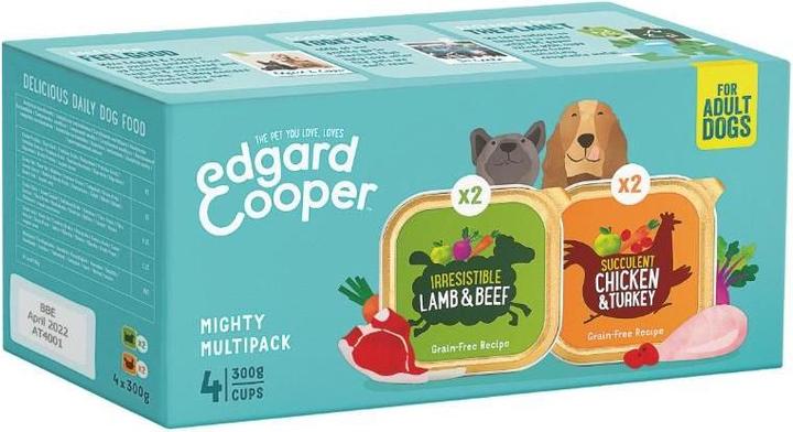 Immagine prodotto XXX Edgard Cooper - Multipack Chicken/Lamb - 4x300g (Adulto, 4 pz., 300 g)