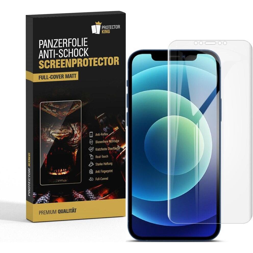 Protectorking 1x Premium Displayschutzfolie Matt Entspiegelt (1 Stück, Apple iPhone 12 mini), Smartphone Schutzfolie