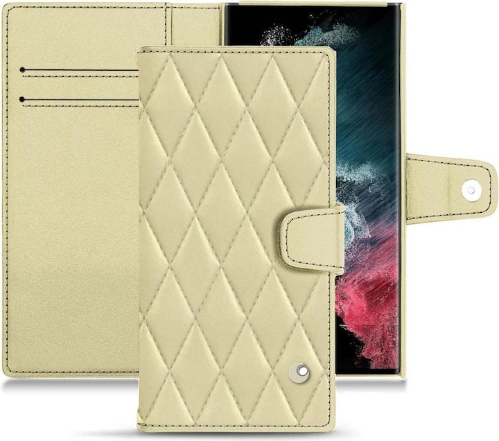 Noreve Lederschutzhülle Wallet (Samsung Galaxy S22 Ultra)