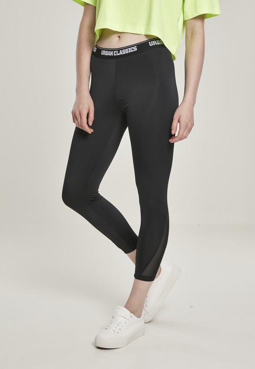 Actual product image Urban Classics Ladies Tech Mesh Pedal Pusher Leggings (S)