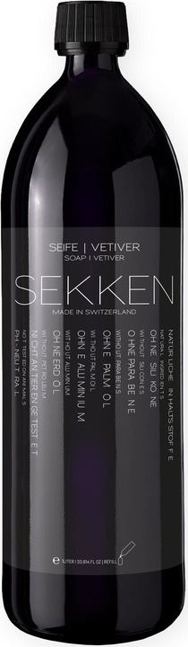Produktbild Sekken Vetiver Seife Refill (Handpeeling, 1000 ml)